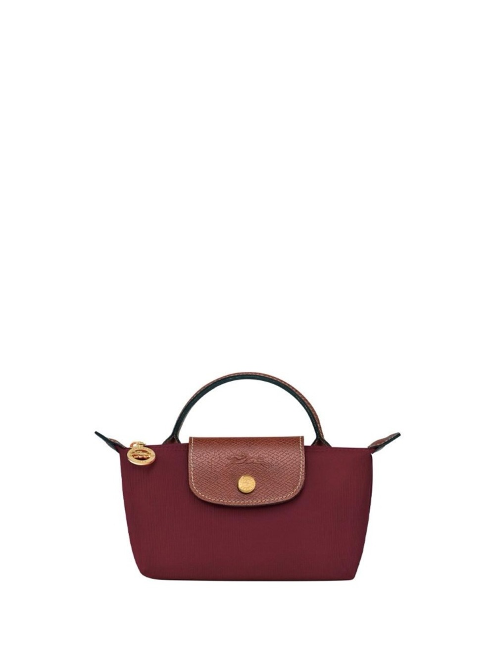 RARE Longchamp Le Pliage Mini Bag in Burgundy